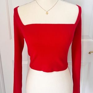 LELIS RUBY TIE UP LONG SLEEVE KNIT